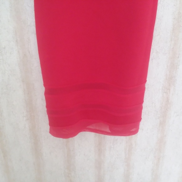 NWT Charlotte Rouse Red Spagetti Strap Dress - Picture 5 of 8